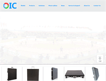 Tablet Screenshot of oic-led.com